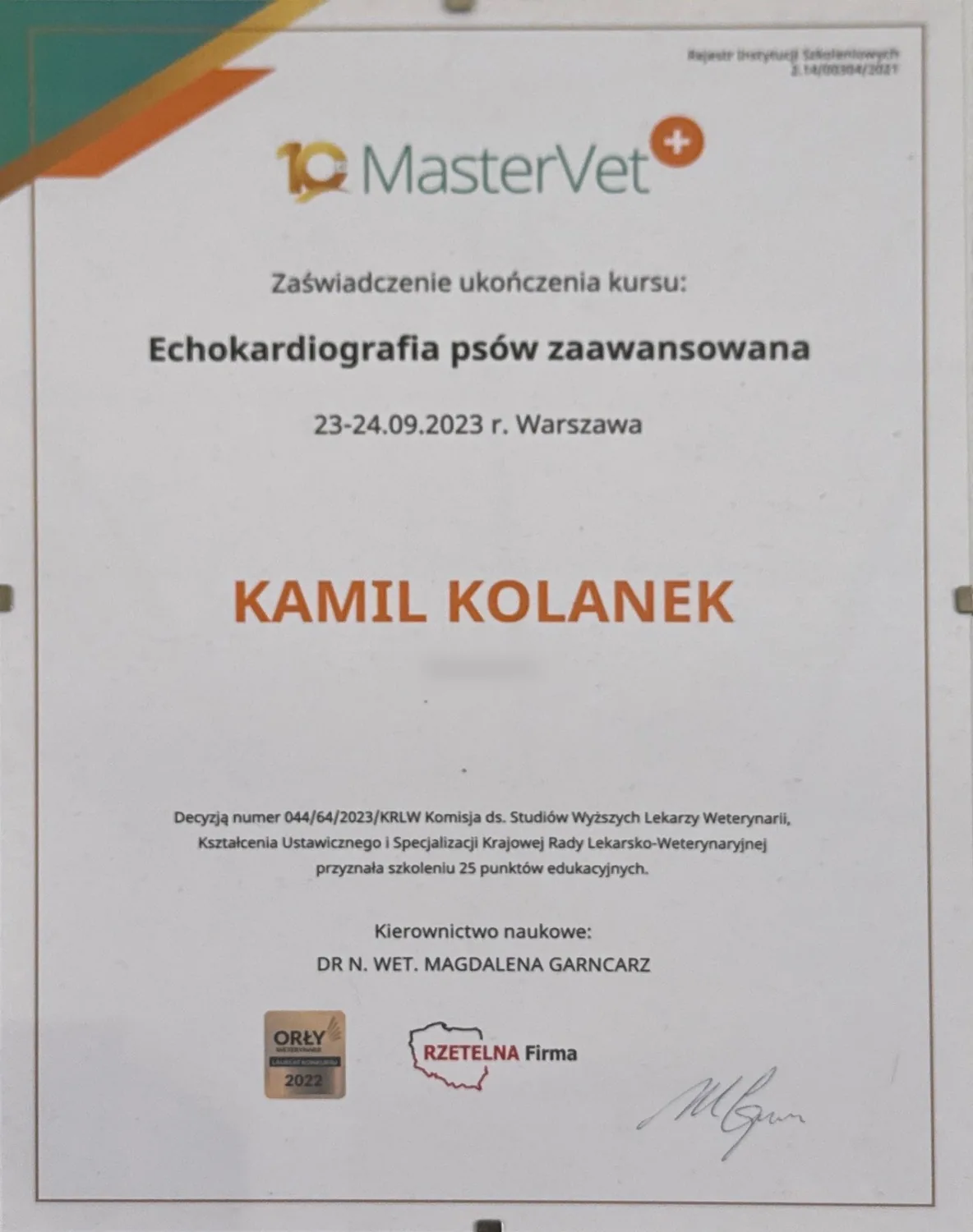 Echokardiografia psów zaawansowana