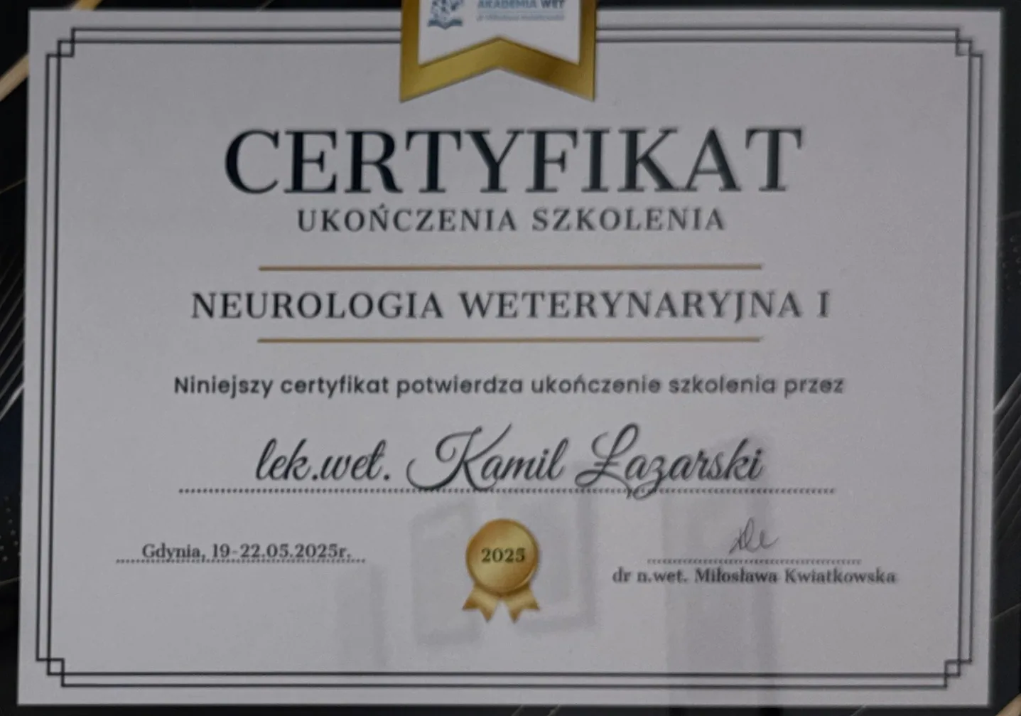 Neurologia weterynaryjna I