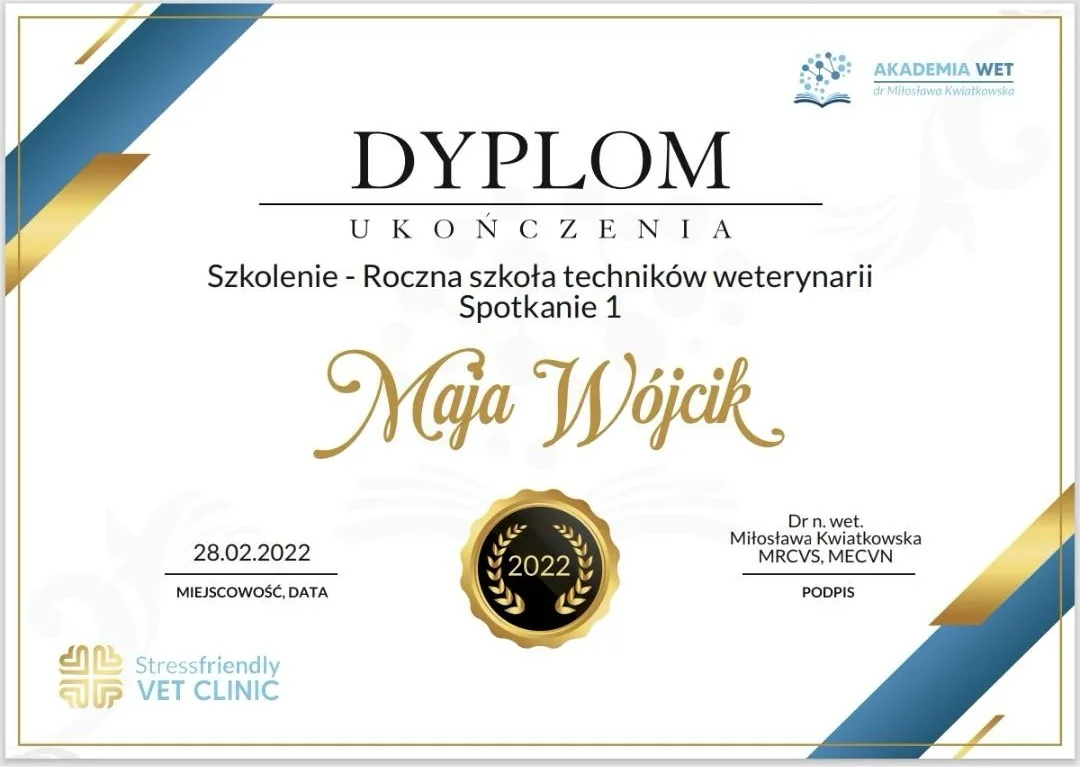 Roczna szkoła techników weterynarii – spotkanie 1