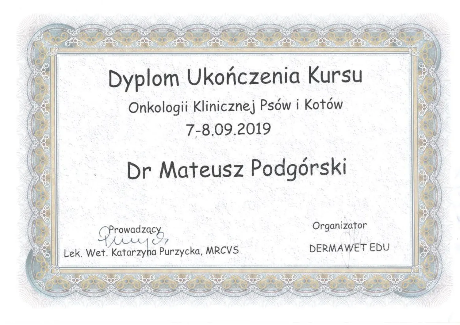 Clinical oncology of dogs and cats